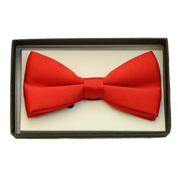Deluxe Red Bow Tie