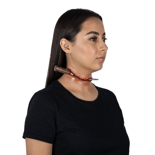 Knife In Neck Prosthetic
