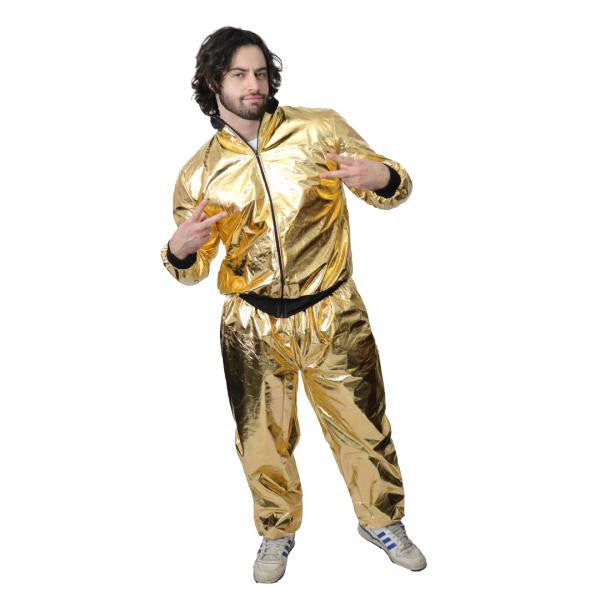 Gold Metallic Track Suit