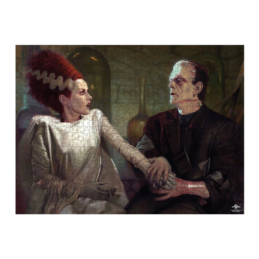 Frankenstein with Bride Jigsaw Puzzle