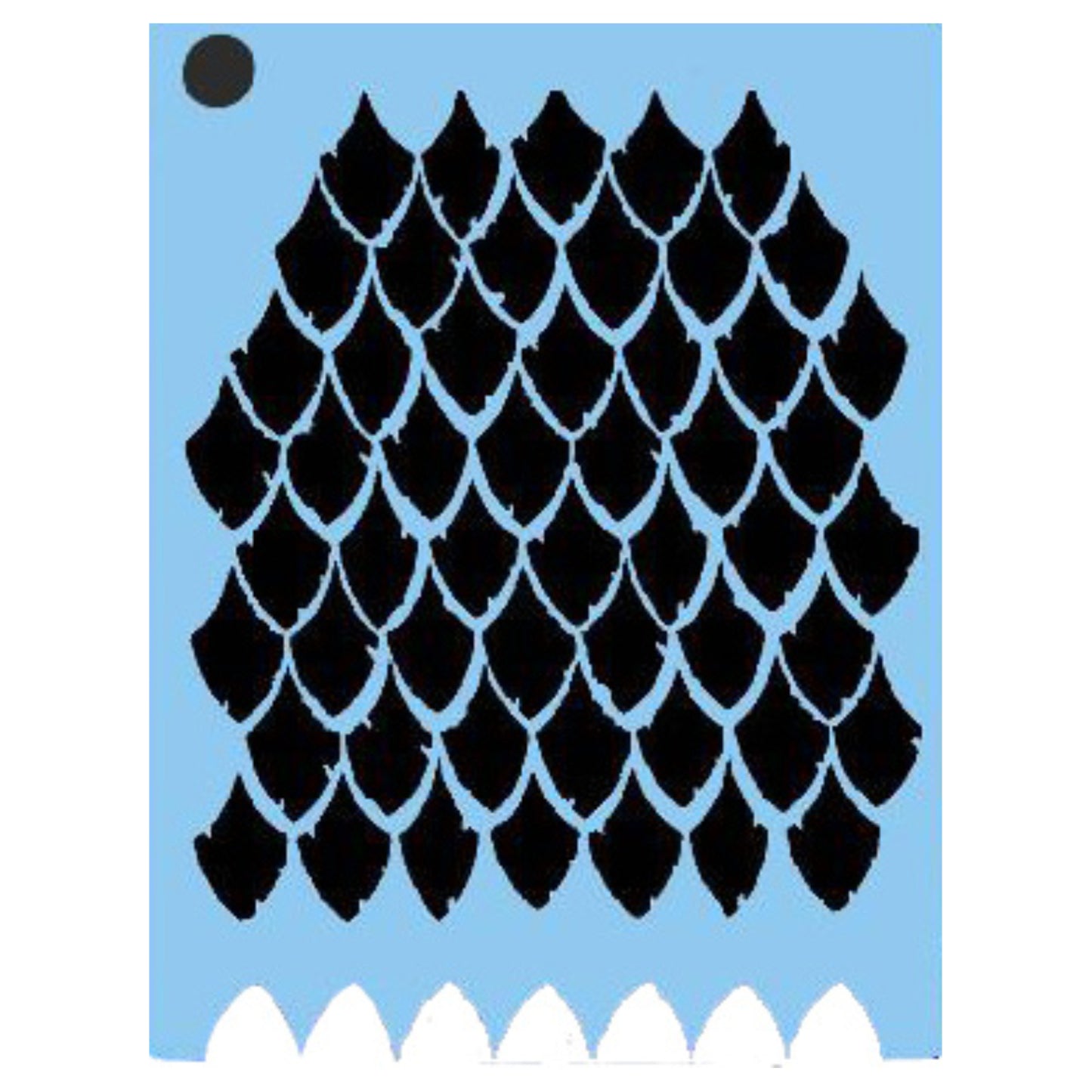 QuickEZ #77 Dragon Scales Stencil