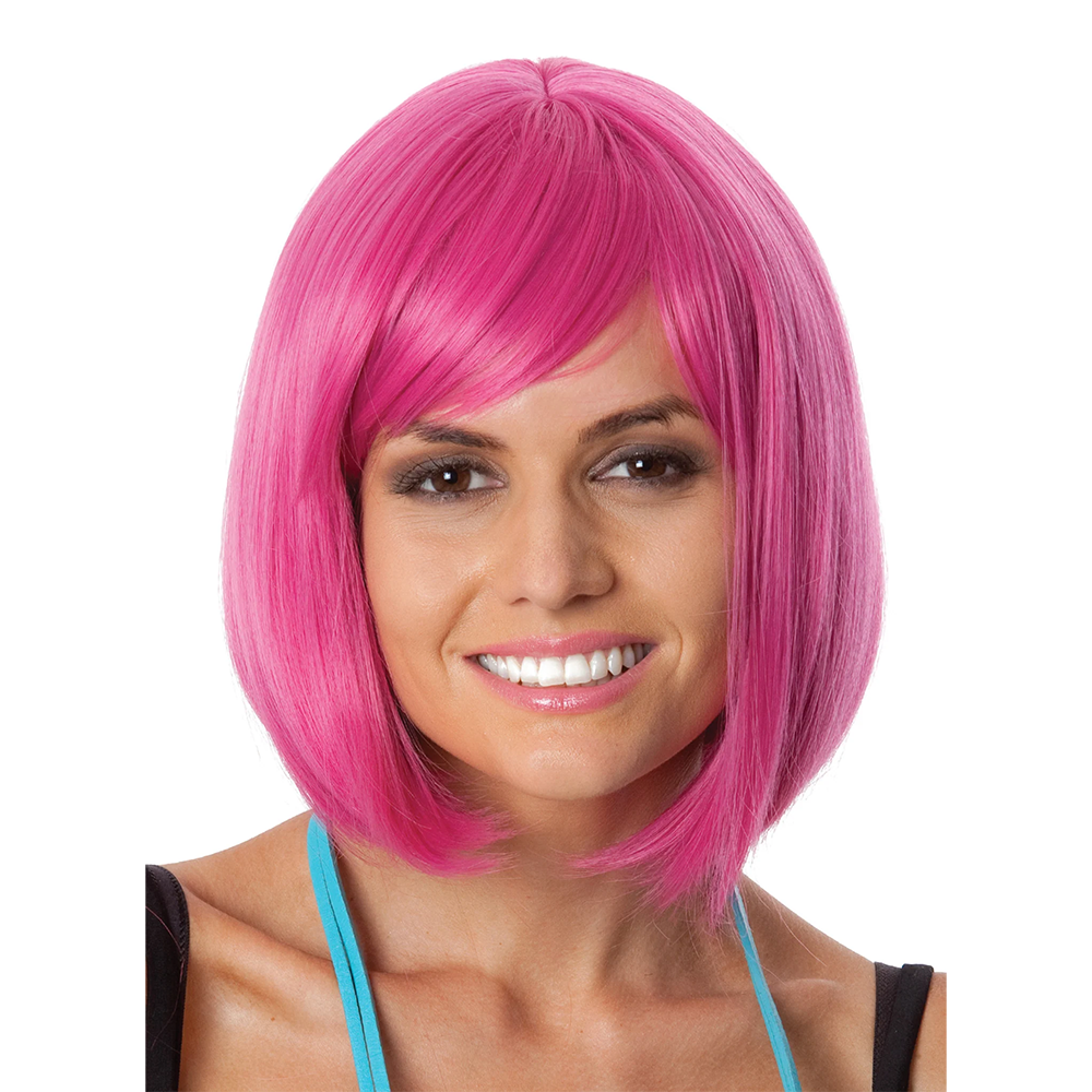Bright Pink Bob Wig