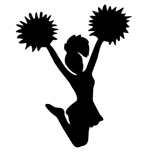 Cheerleader Adhesive Stencil