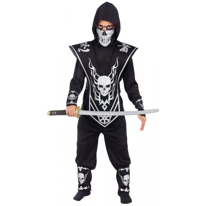 Child Silver Skull Ninja