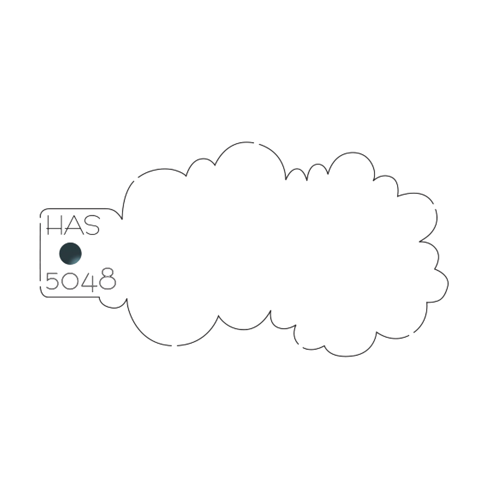 Half Ass Stencil 5048