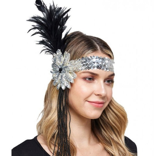 20's Sequin Flapper Headband