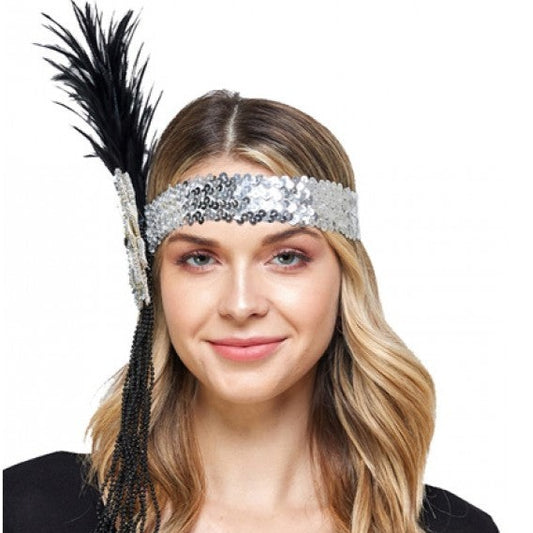 20's Sequin Flapper Headband
