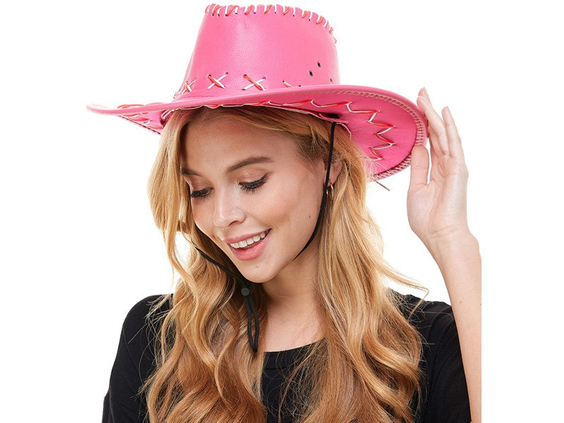 Pink Light Up Cowboy Hat