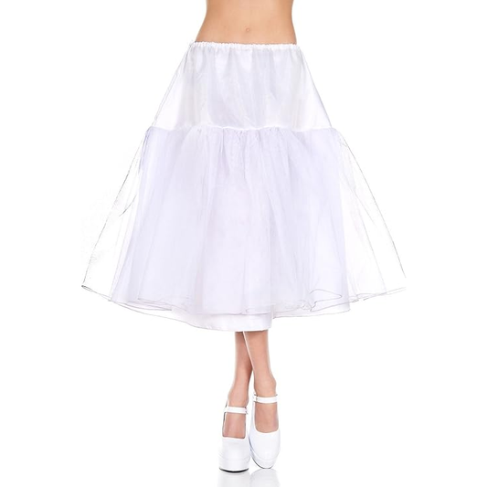 Long White Petticoat