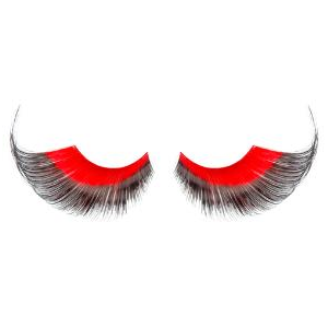 Red and Black Eyelashes