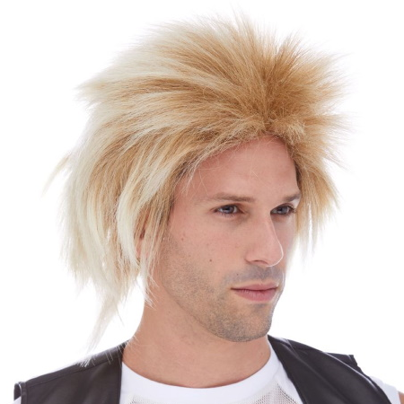Short Blonde Rocker Wig