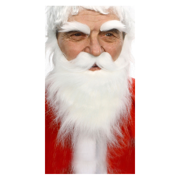 White Eyebrow, Beard and Moustache Set