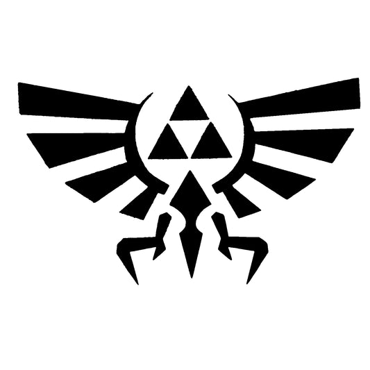 Zelda Hylian Crest Adhesive Stencil