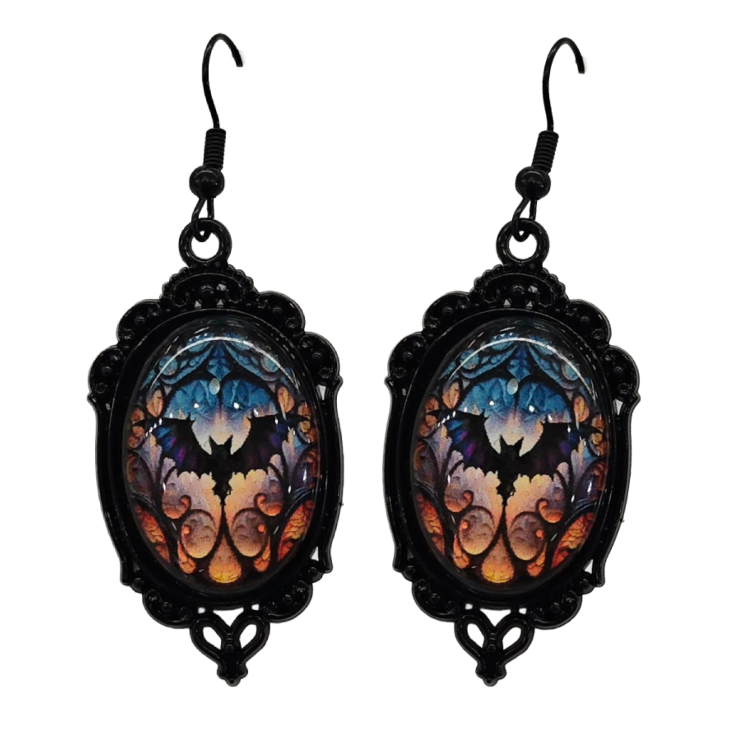 Antique Bat Earrings