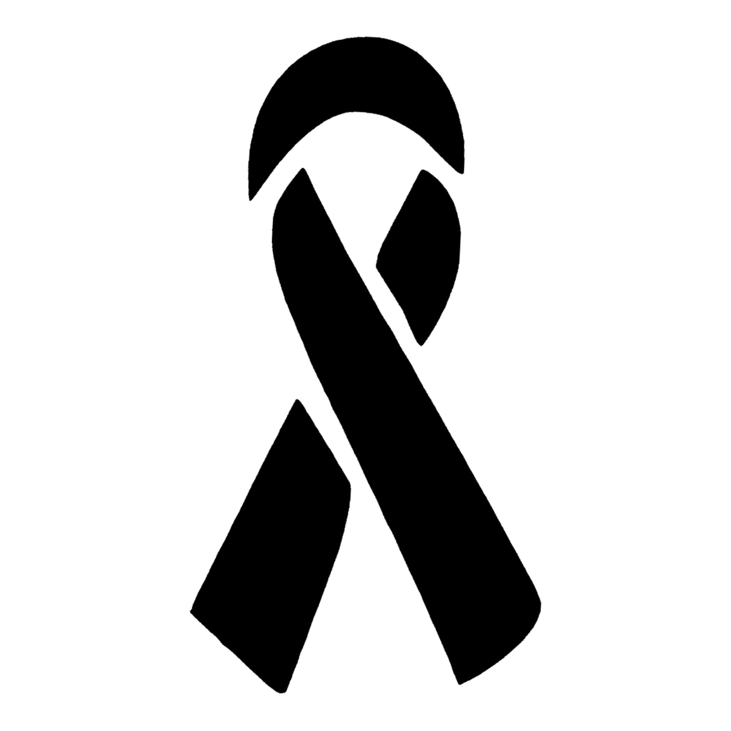 Awareness Ribbon Adhesive Stencil