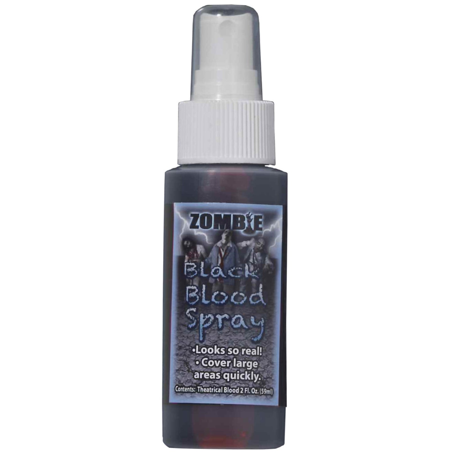 Black Zombie Blood Spray