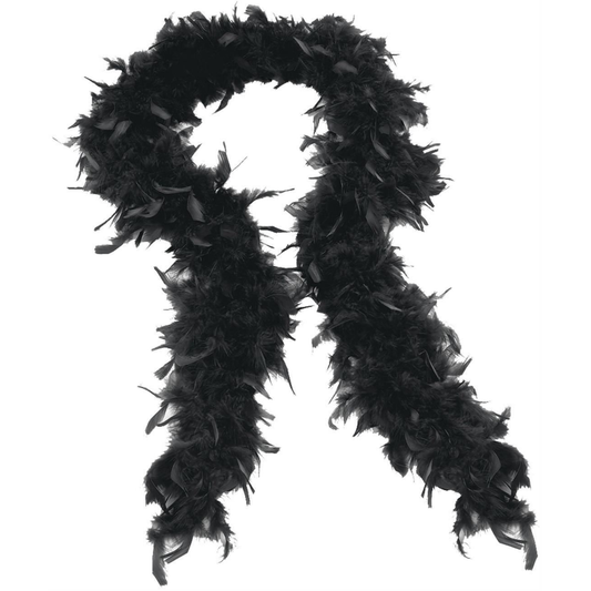 Deluxe Black Feather Boa