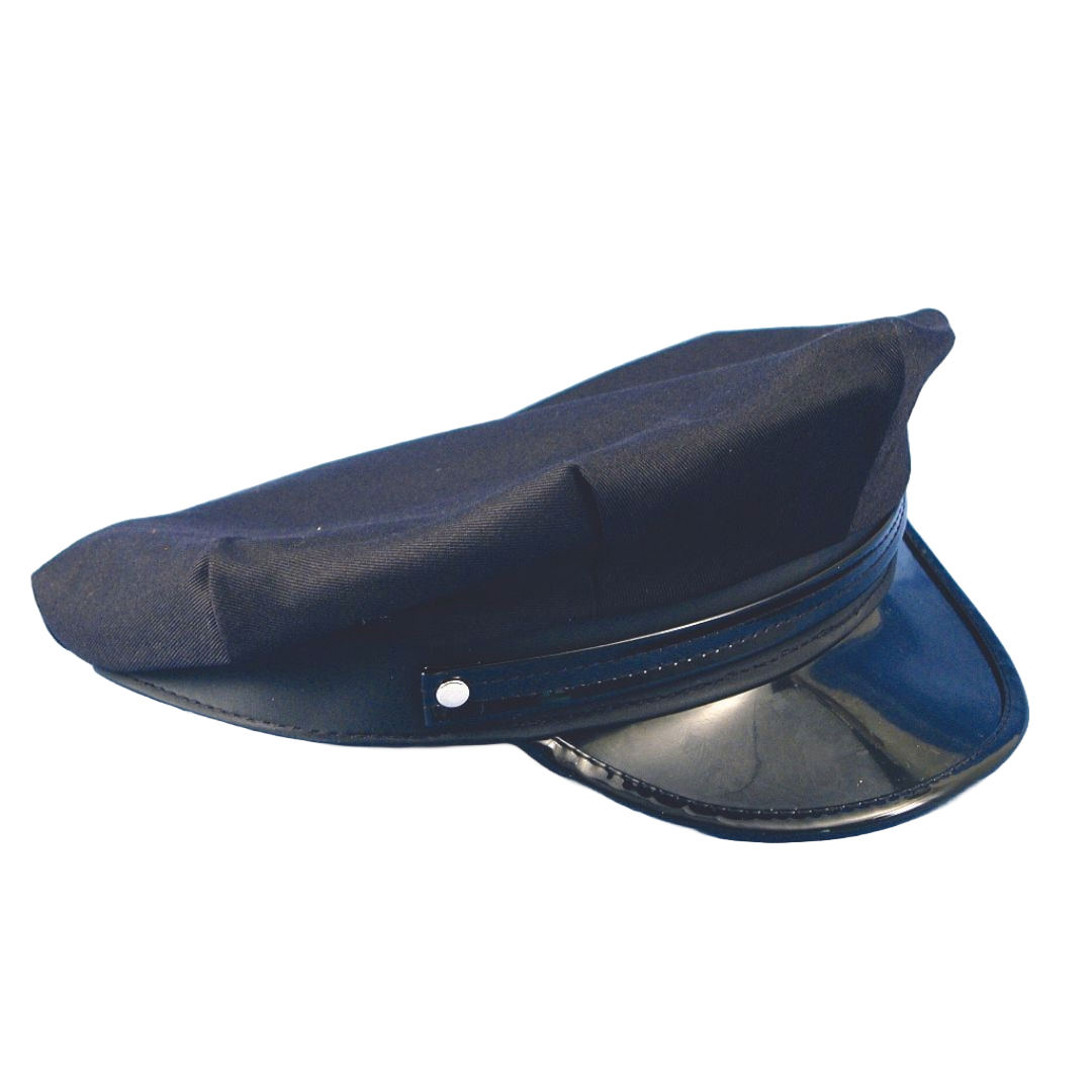 Black Chauffeur Hat