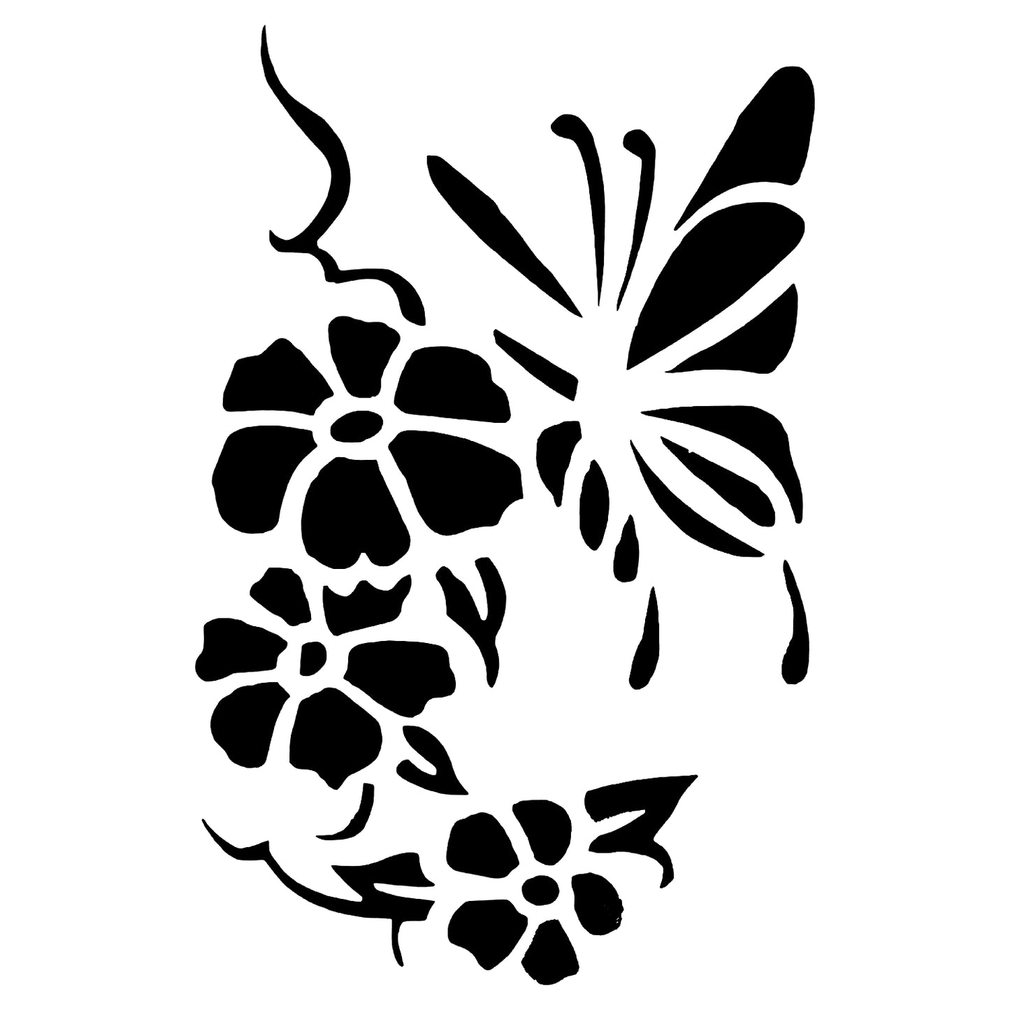 Butterfly Garden Adhesive Stencil