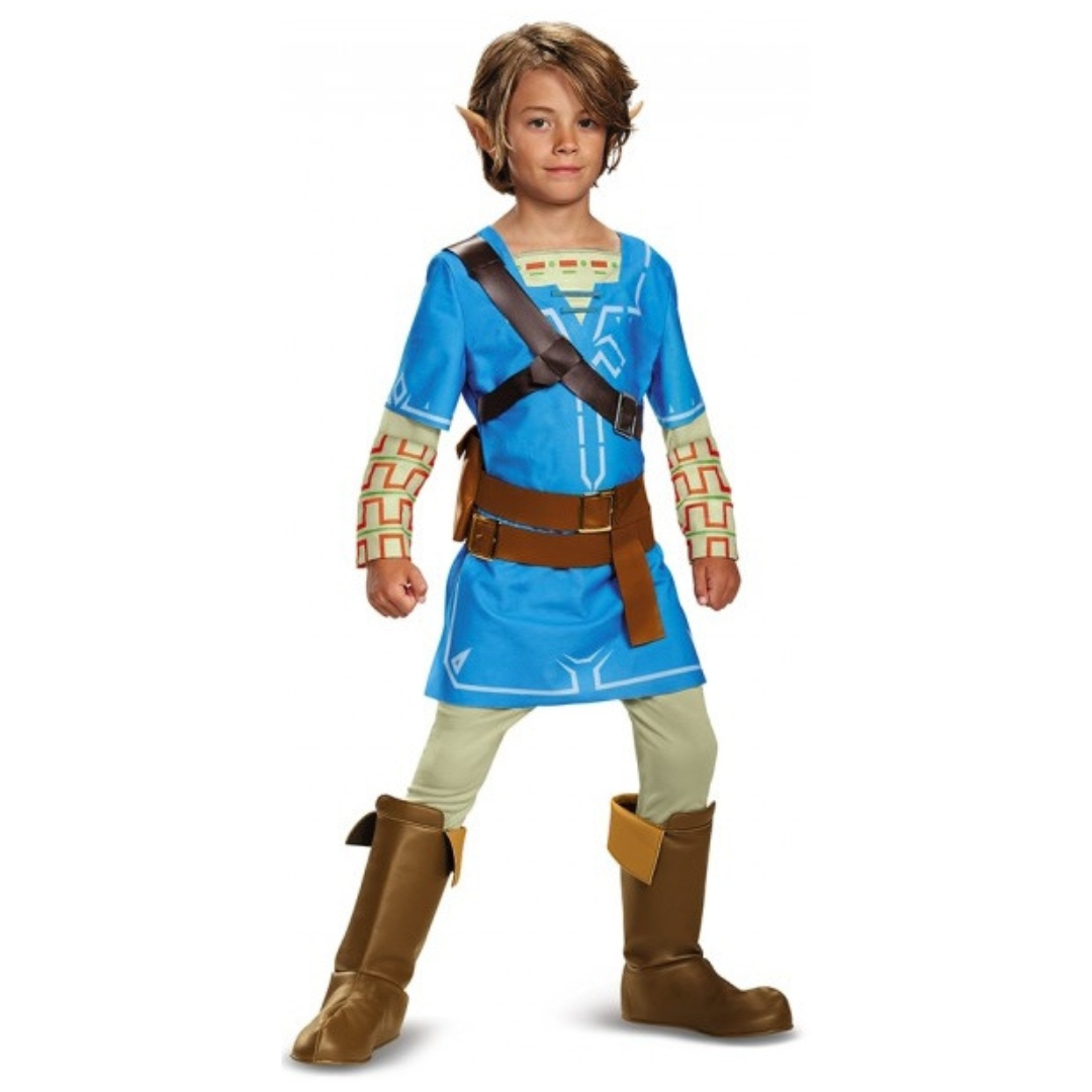 Dlx Legend of Zelda Breath of the Wild Link Child Costume