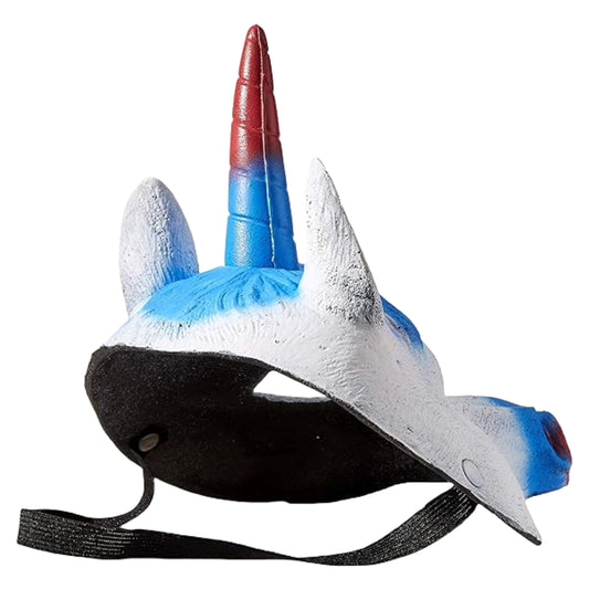 White Crystal Unicorn Mask