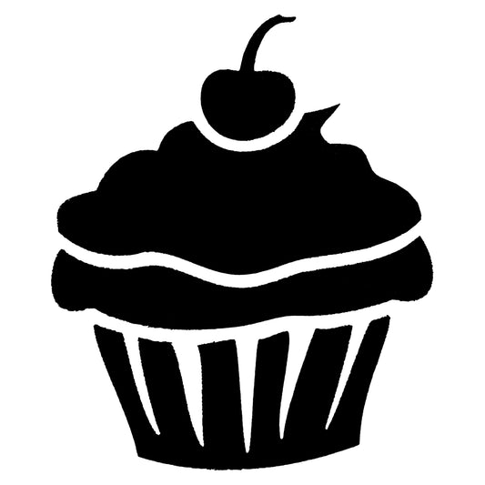 Cupcake Adhesive Stencil