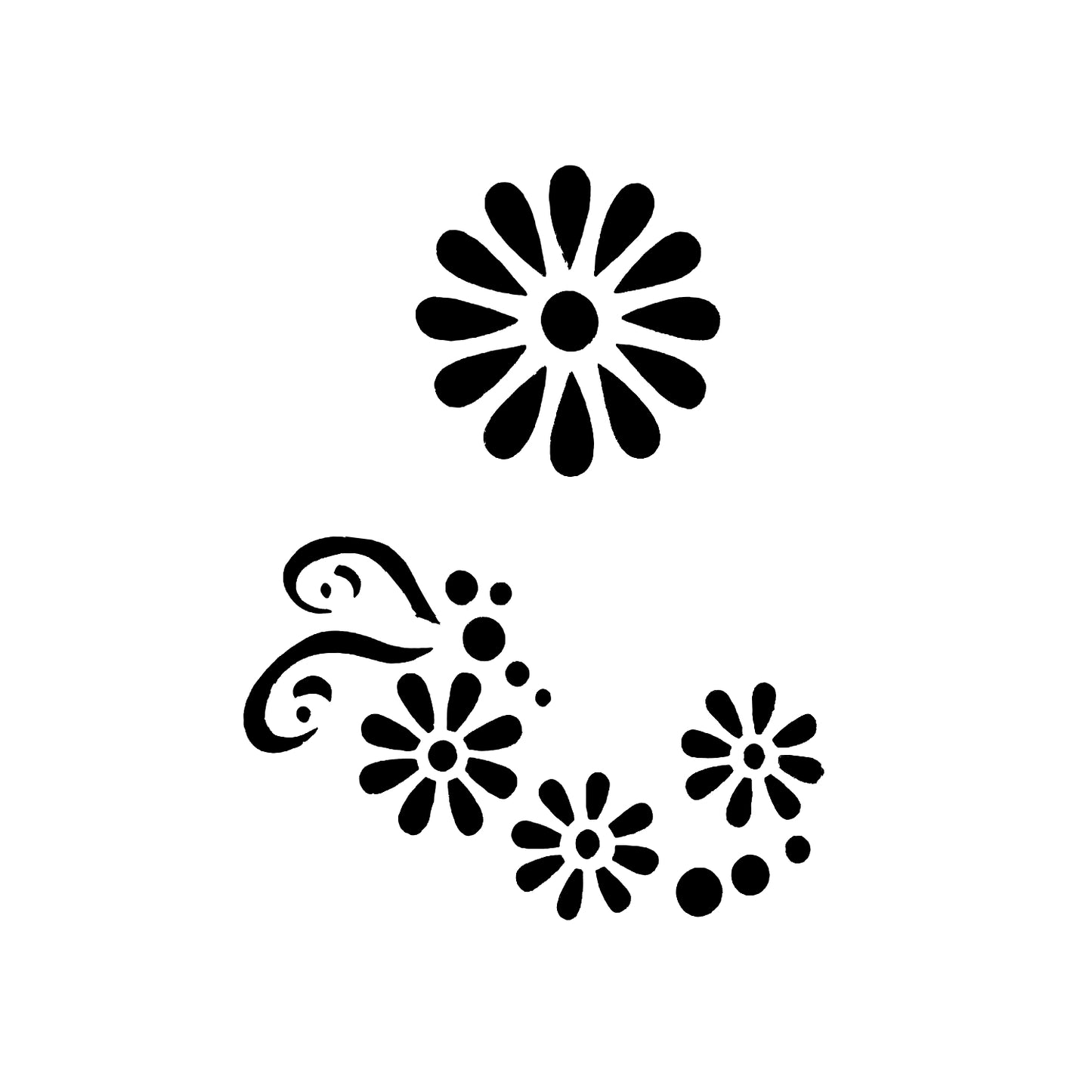 QuickEZ #13 Daisy Stencil