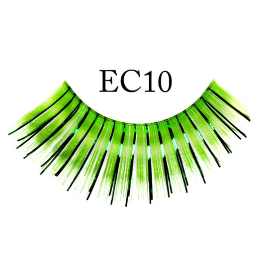 EC10 Green Metallic Eyelashes