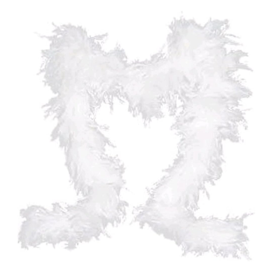 Deluxe Feather Boa - White