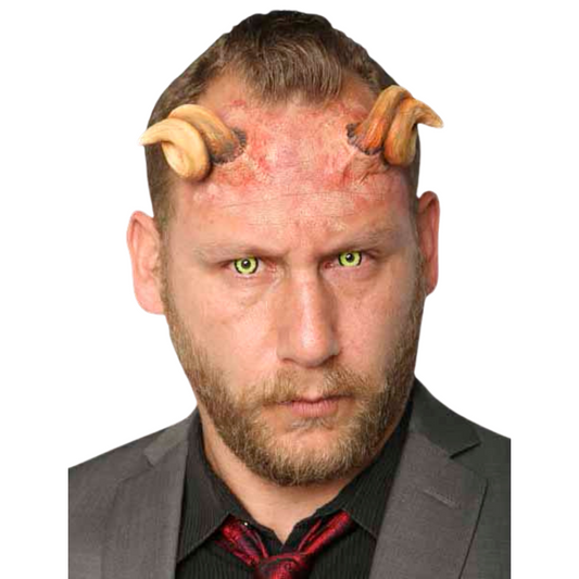 Foam Latex Curly Horns