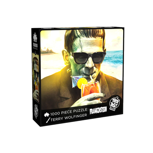 Frankenstein at the Beach Jigsaw Puzzle