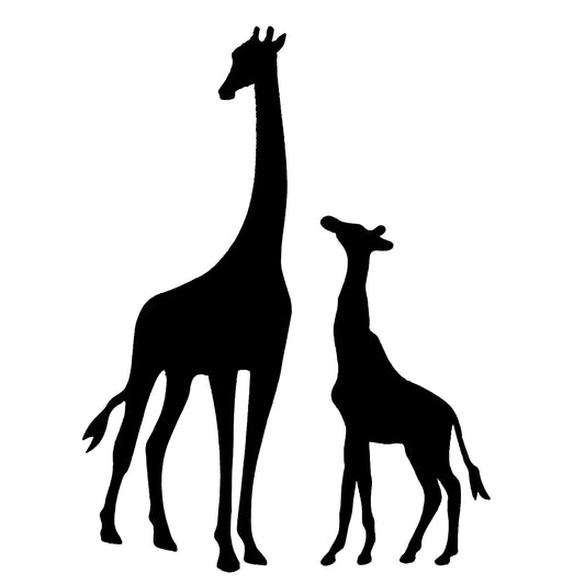 Giraffe with Baby Adhesive Stencil