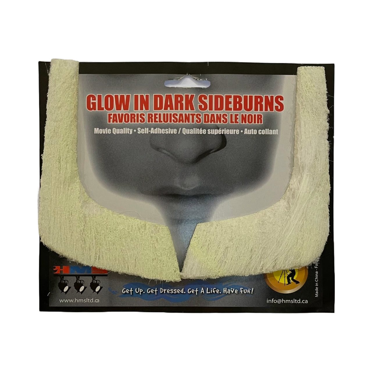 Glow in the Dark Sideburns