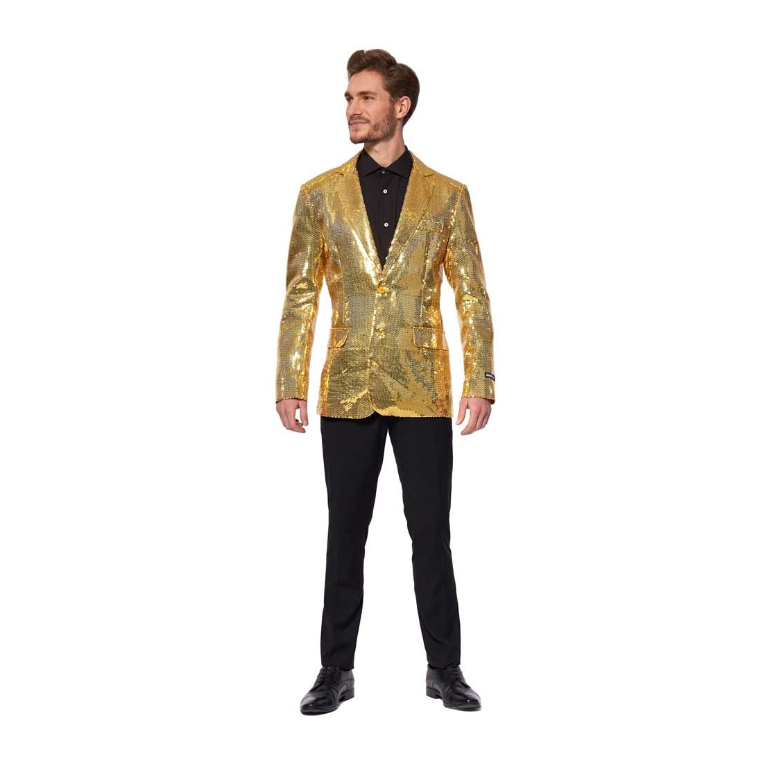 Gold sequin jacket mens discount