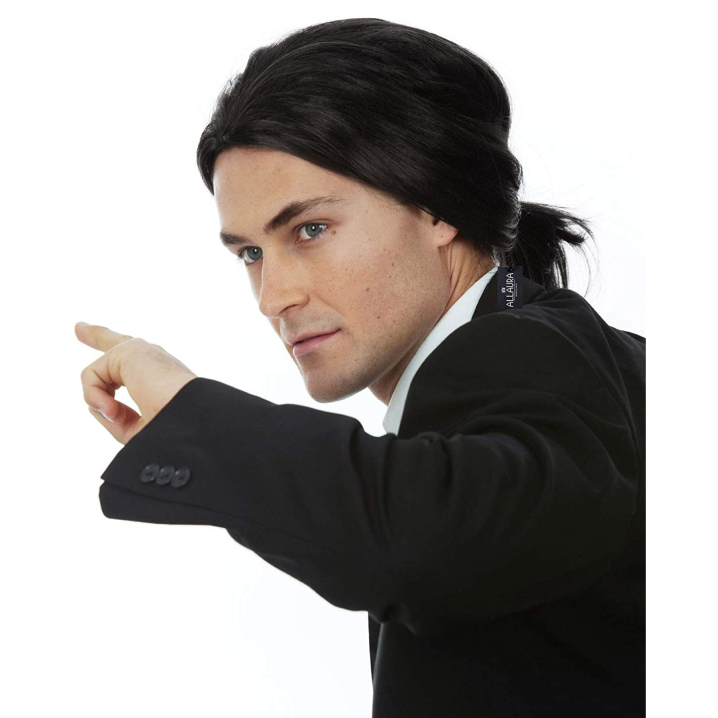 90's Hitman Black Vincent Pulp Fiction Wig