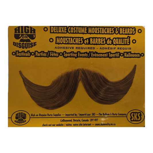 Elegant Moustache Light Brown
