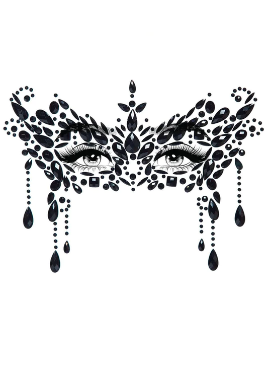 Black Masquerade Body Jewels