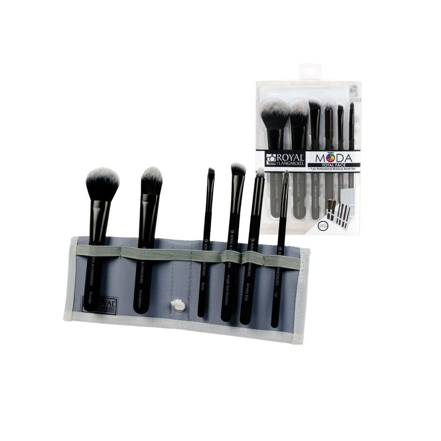 Moda Total Face Vegan 7pc Brush Set