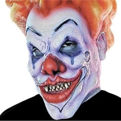 Painted Evil Clown Foam Latex Prosthetic