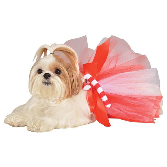 Pet Candy Cane Tutu