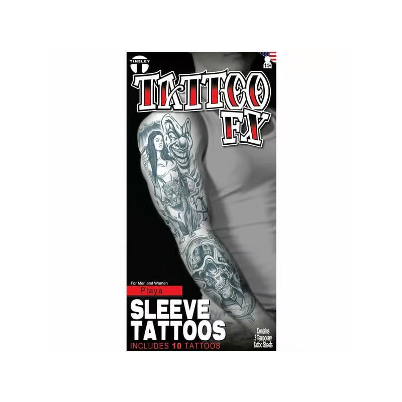 Plaaya Sleeve Temporary Tattoo