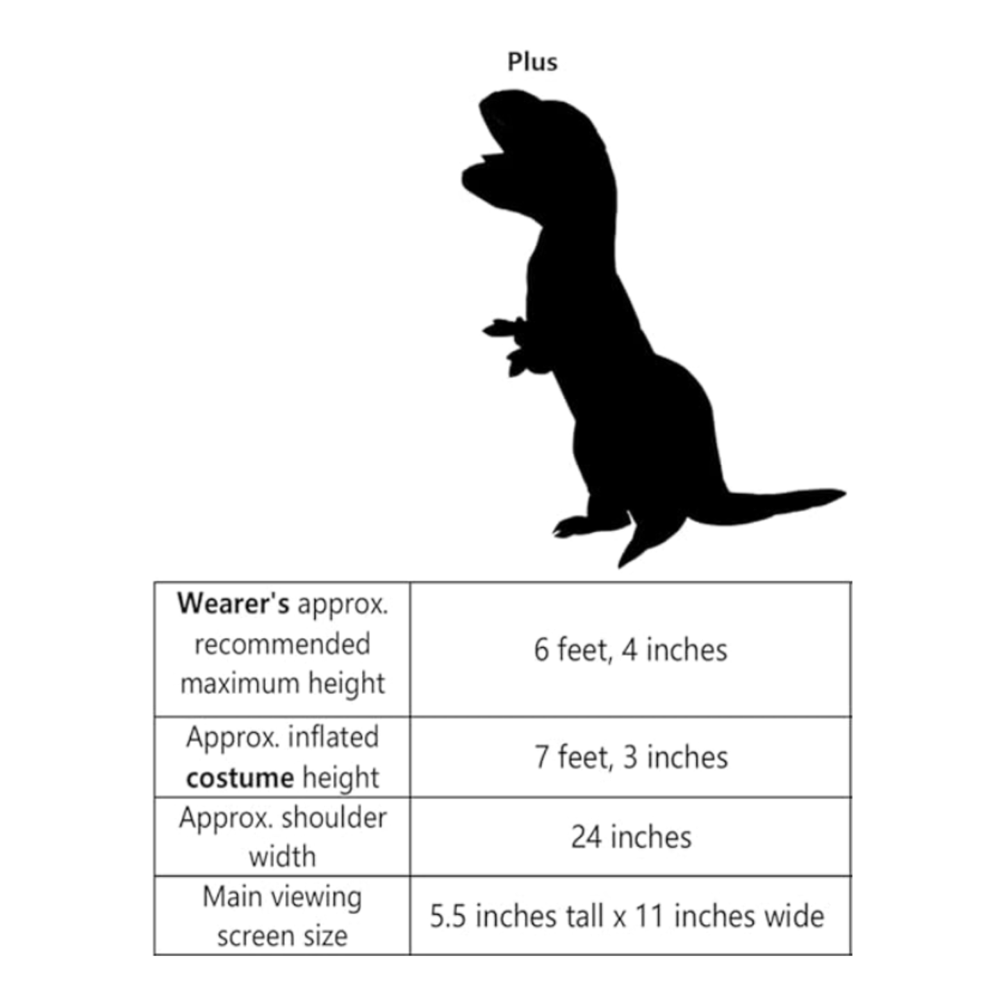 Plus Size Inflatable T-Rex