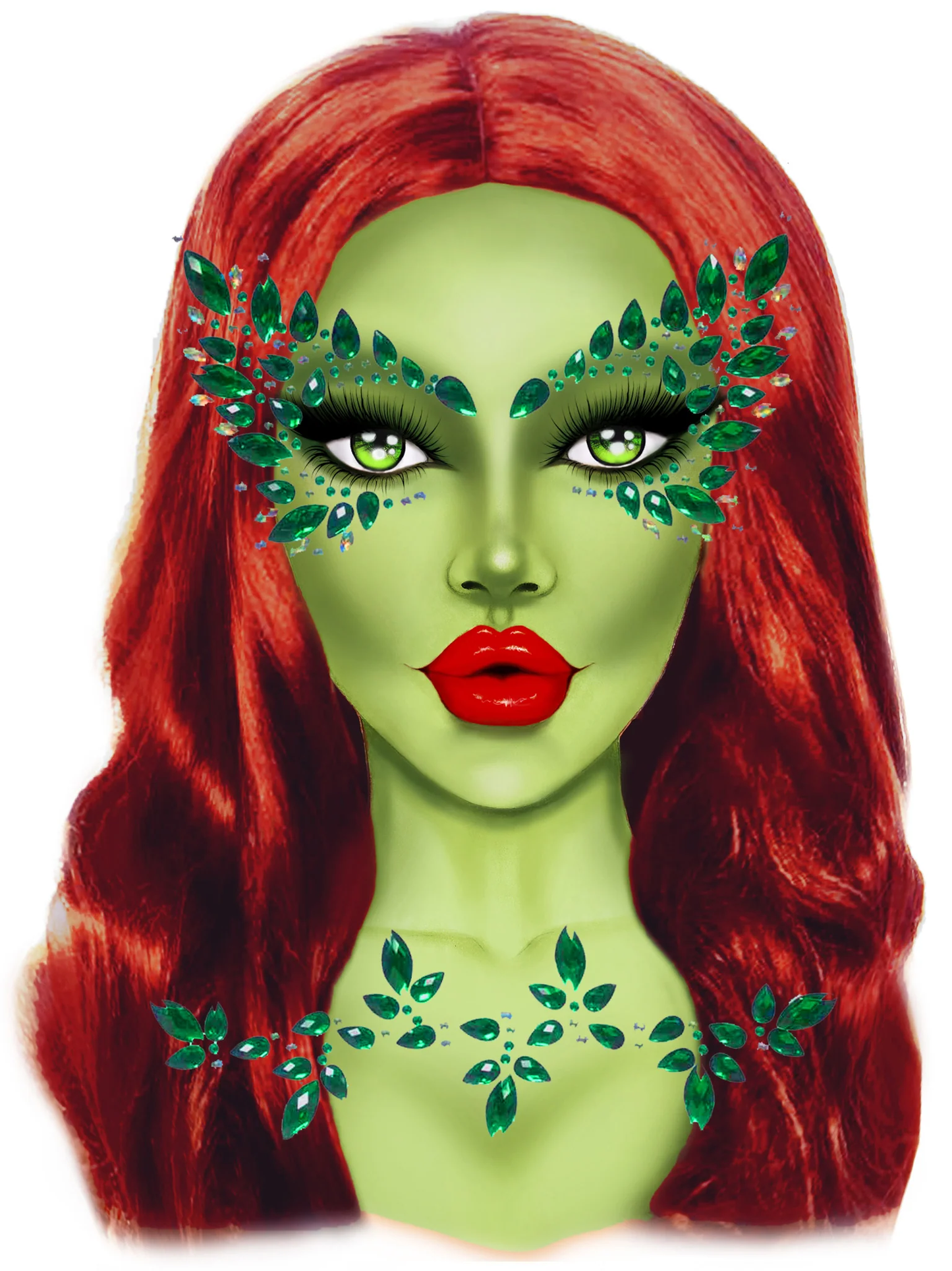 Poison Ivy Face/Body Jewels