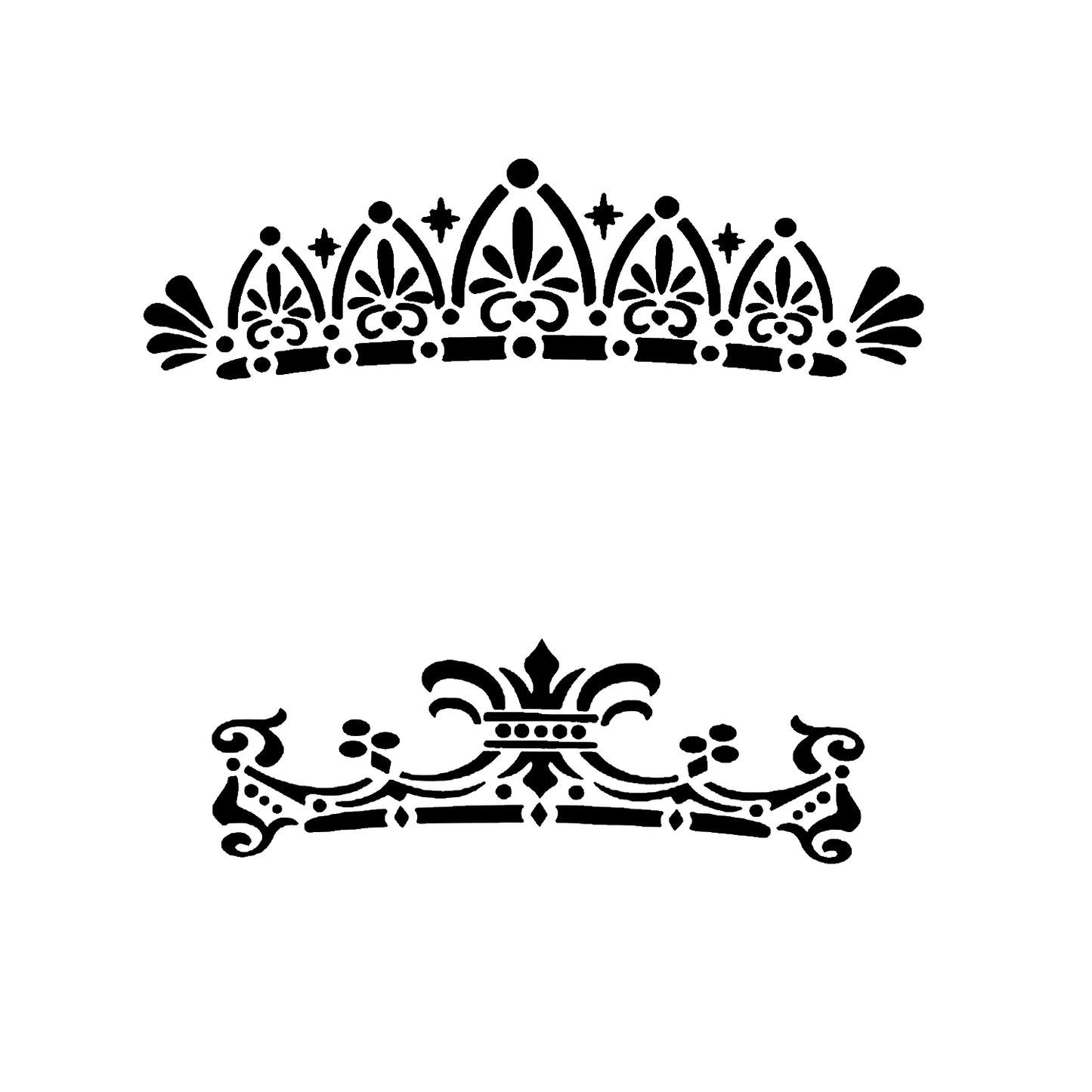 Princess and Prince Stencil