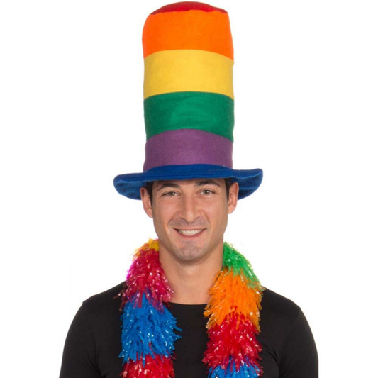 Rainbow Tall Hat