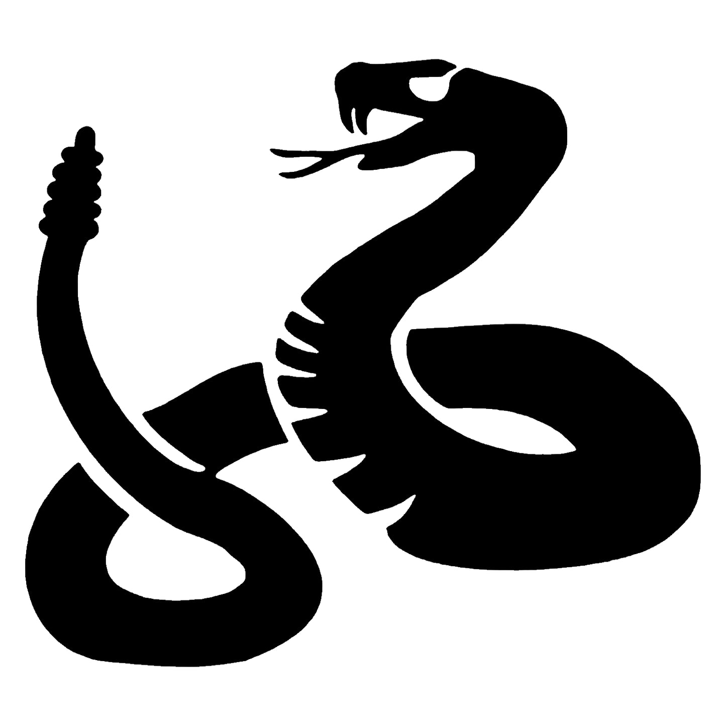 Rattlesnake Adhesive Stencil