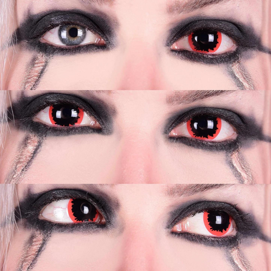 Red Witch Mini Sclera Contact Lenses