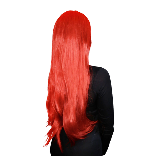 Fiery Red Long Wig