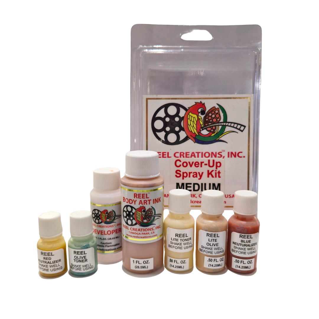 Reel Creations Cover Up Spray Kit Medium