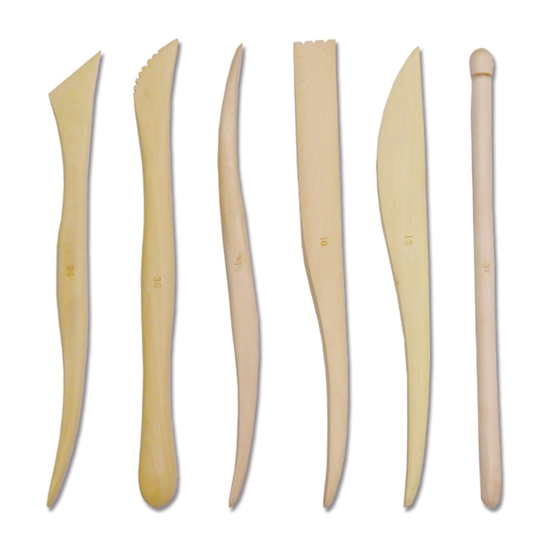 8" Wooden Sculpting Tools